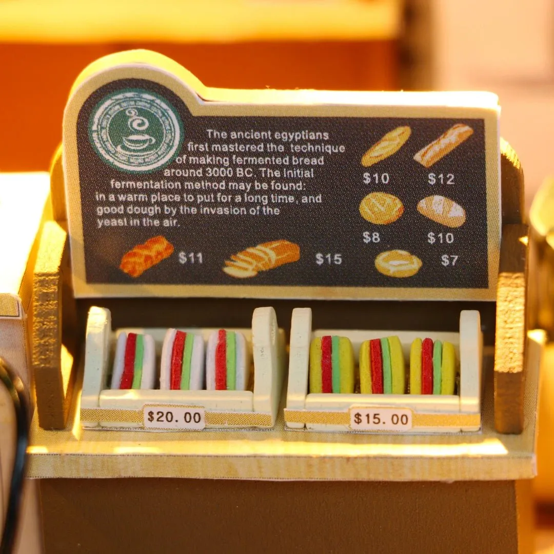 Kahve Zamanı Minyatür Kafe Maket Seti – görsel 10