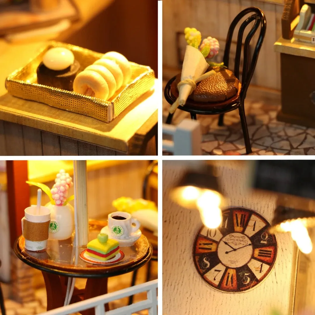 Kahve Zamanı Minyatür Kafe Maket Seti – görsel 11
