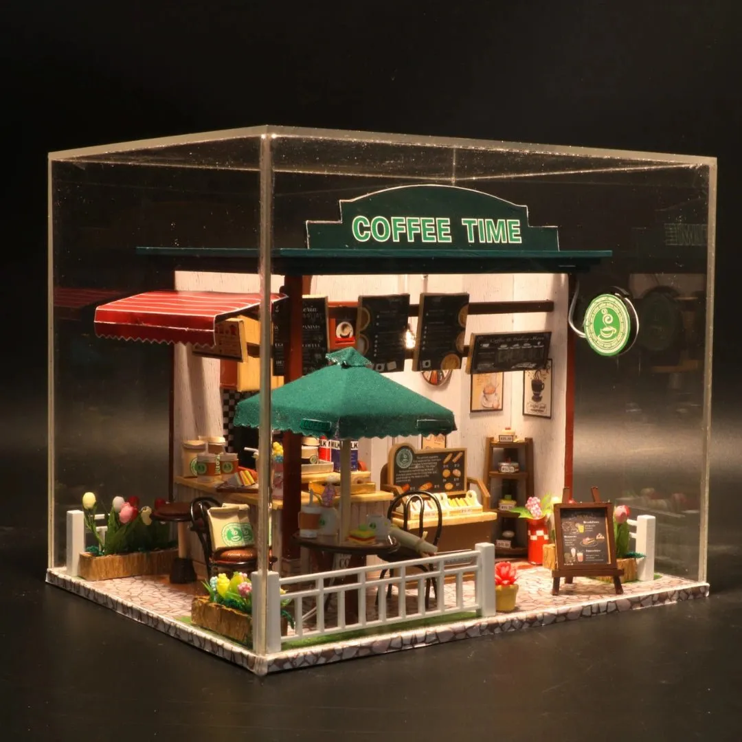 Kahve Zamanı Minyatür Kafe Maket Seti – görsel 4