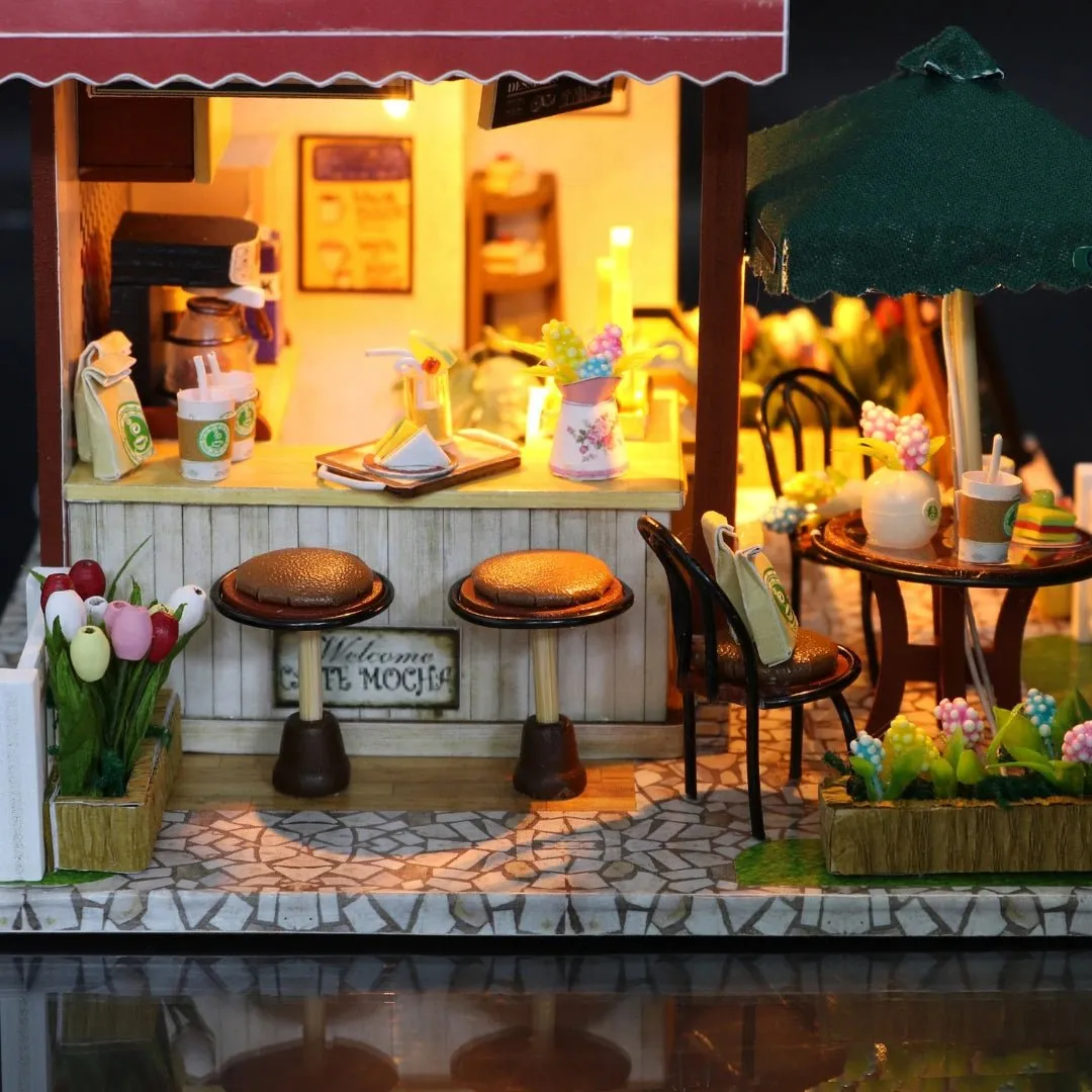 Kahve Zamanı Minyatür Kafe Maket Seti – görsel 7
