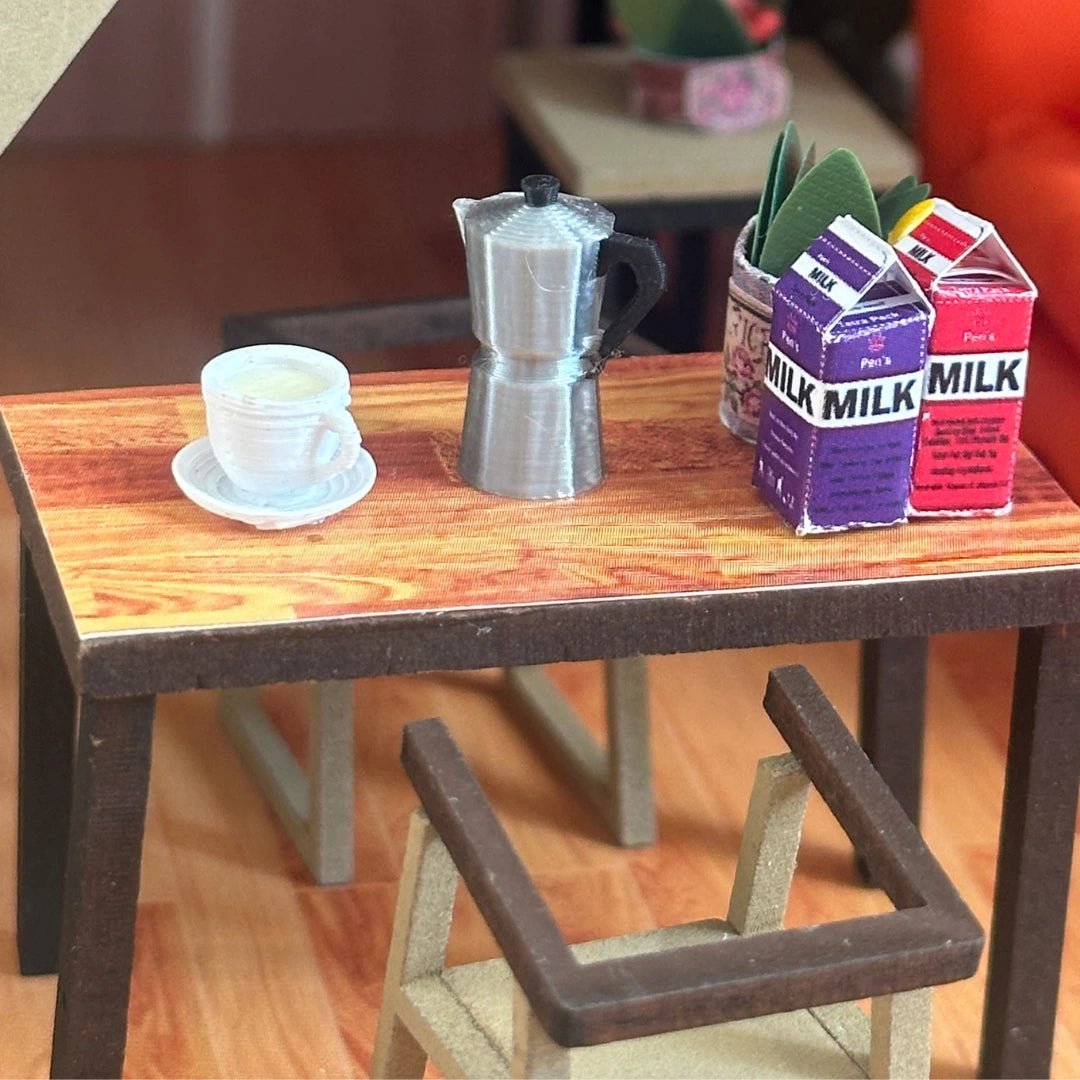 Modern Loft Minyatür Ev Maket Seti – görsel 8