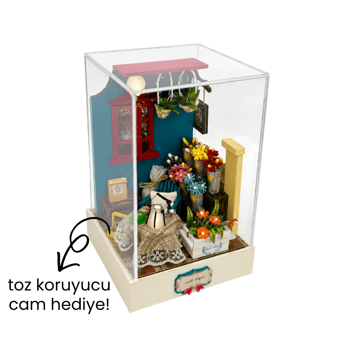 Çiçek Köşesi Mini Maket Seti – görsel 3